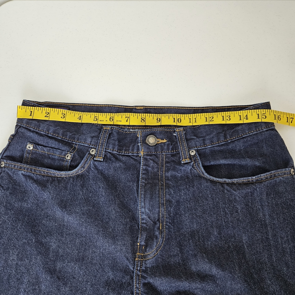 Patagonia M's Regular Fit Jeans Mens 32x31 Dark Wash Organic Cotton - Picture 10 of 12